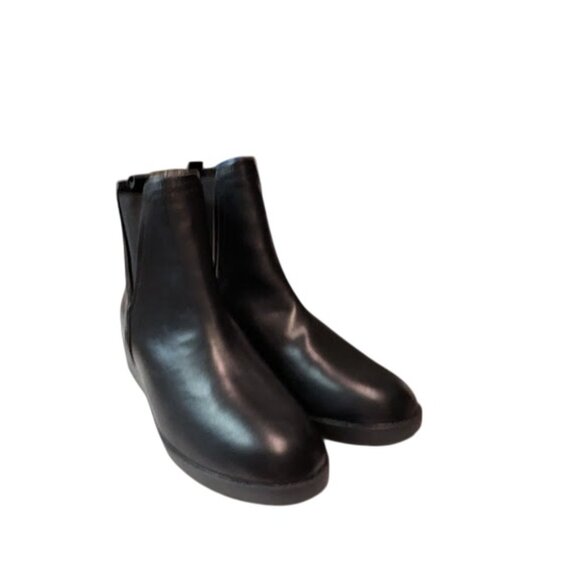 Taryn Rose Womens Saygee Black Wedge Heel Comfort Ankle Bootie Size 10 NWT NWOB - Picture 8 of 11